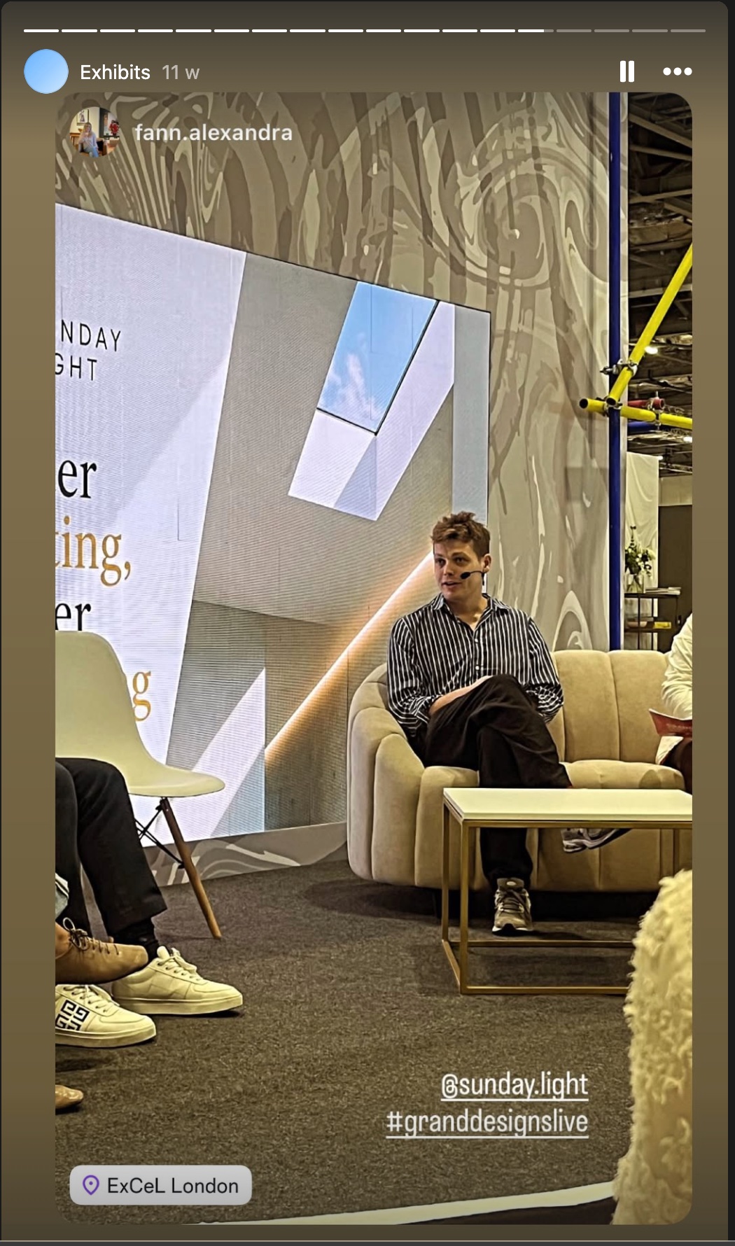 Nat speaking on a panel at Grand Designs Live, ExCeL London