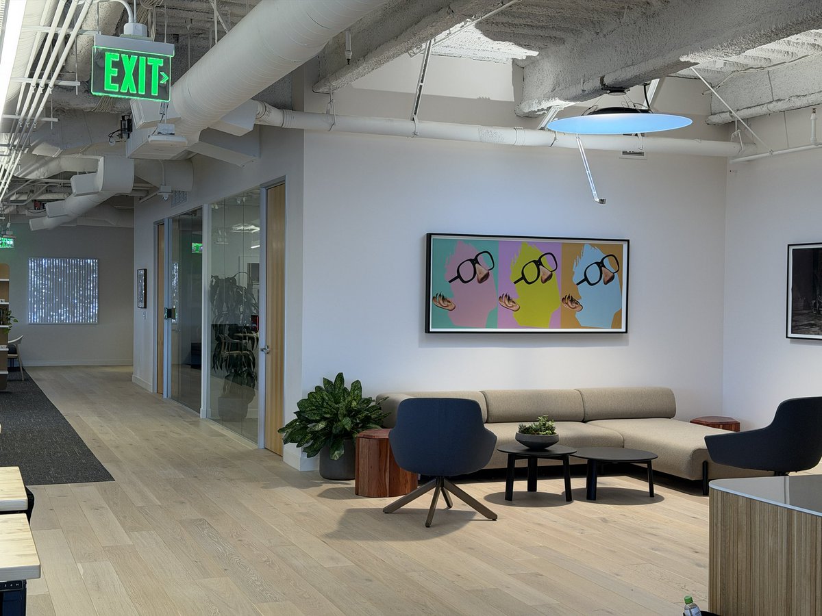 The Sunday Light in the Sesame AI office in San Francisco